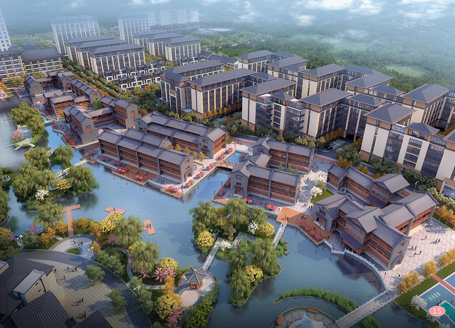 康養(yǎng)城效果圖