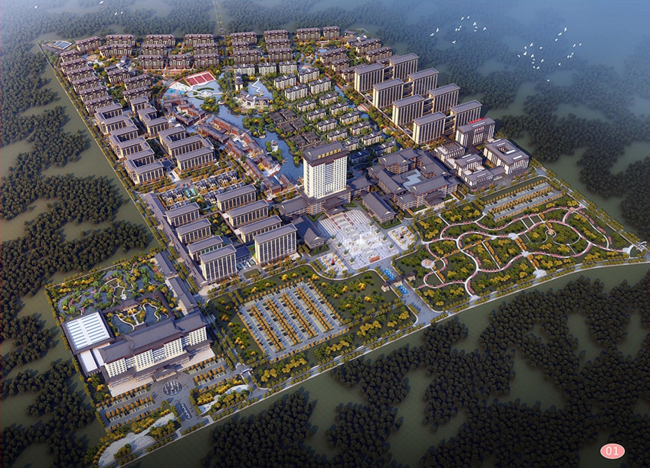 康養(yǎng)城效果圖