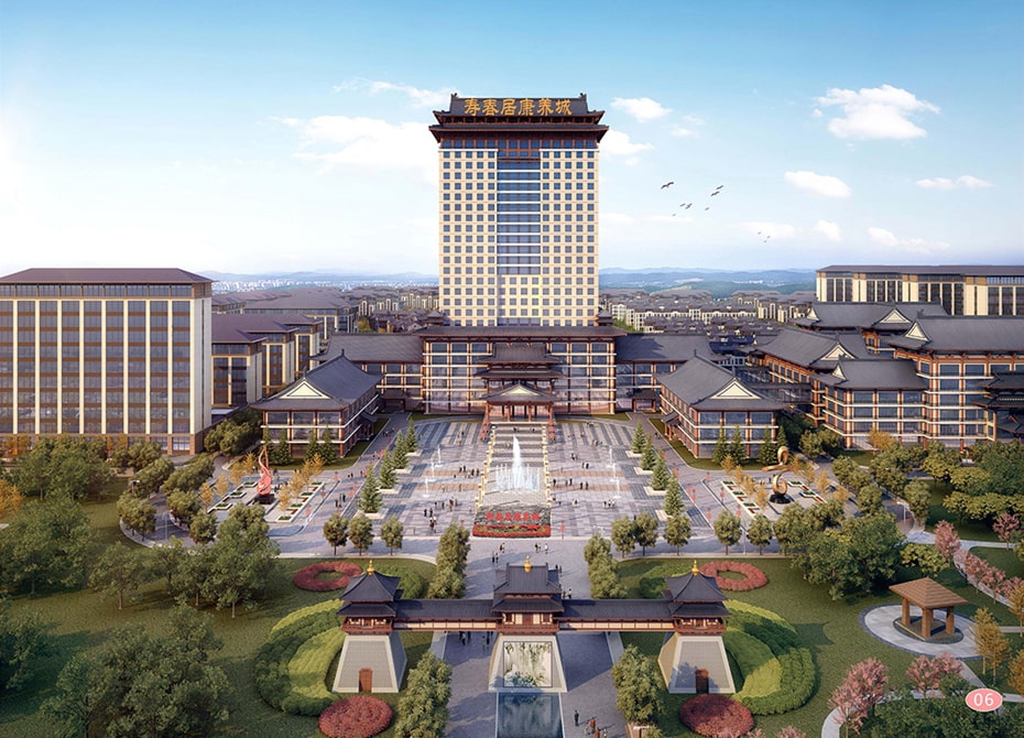 康養(yǎng)城效果圖