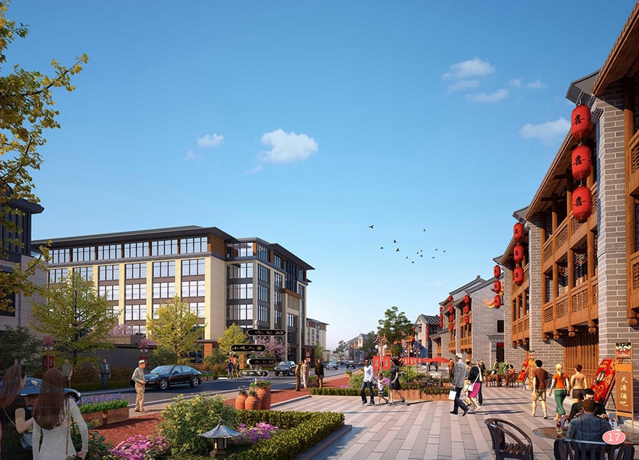 康養(yǎng)城效果圖